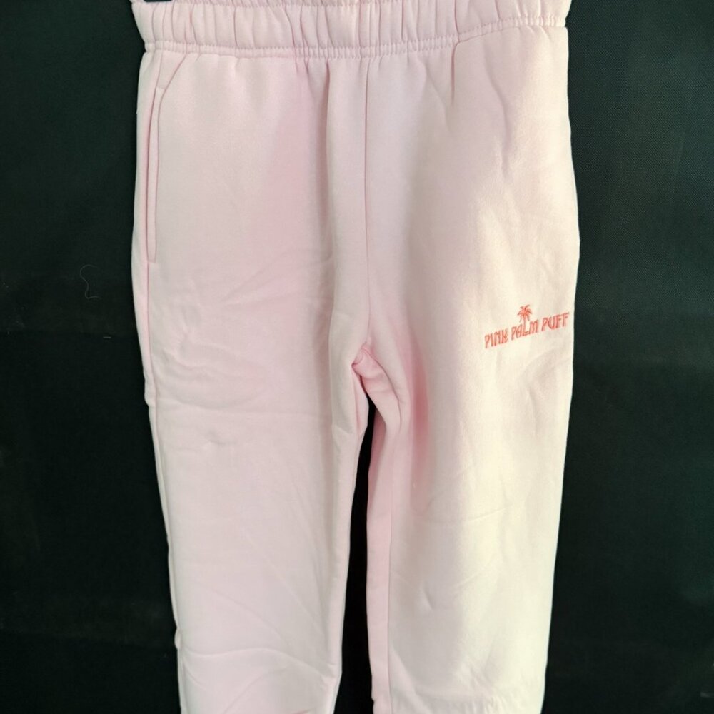 Pink Palm Puff XSR Pink sweat pants